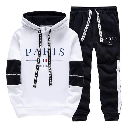 Paris Hoodies Sweatsuit Set