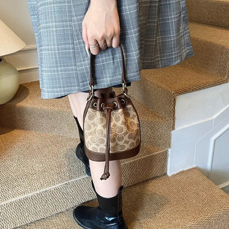 Designer Crossbody Vintage Soft Leather Tote Bag