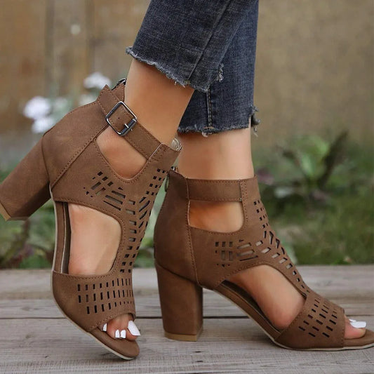 Chunky Heel Sandal