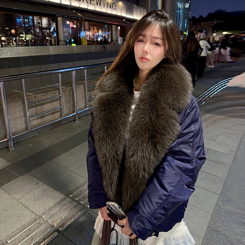 White Goose Down Coat