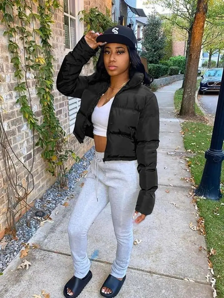 Cropped Puffer Jacket