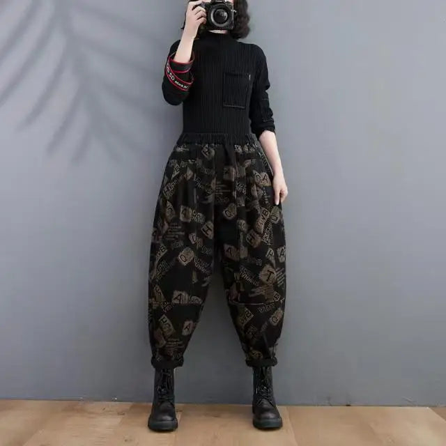 Floral Vintage Blue Denim Jean