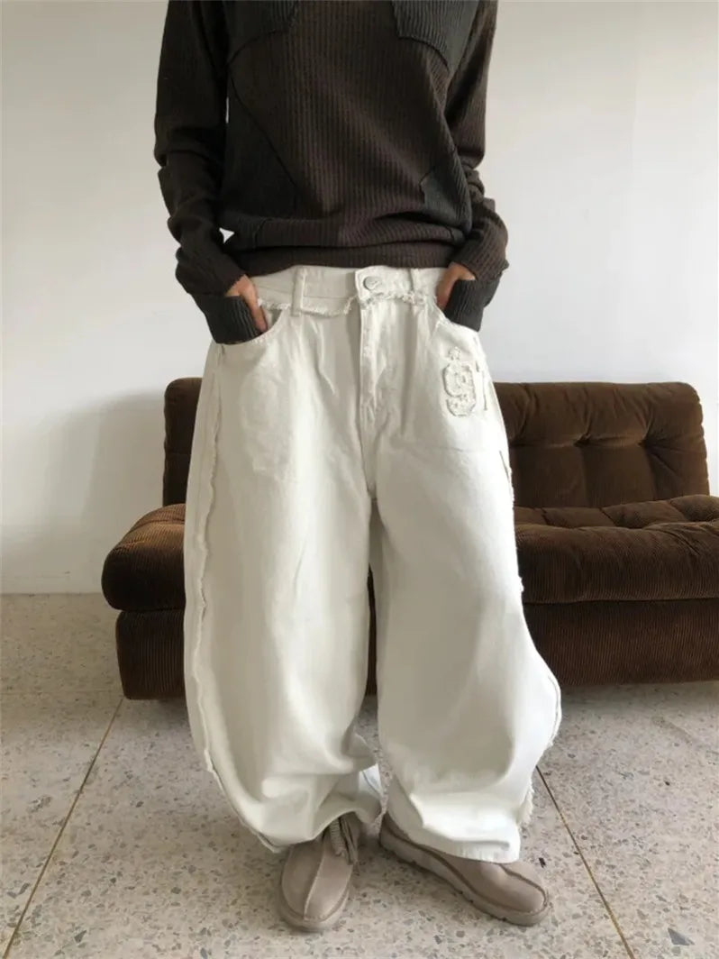 Casual Loose Oversized Wide Leg Jeans