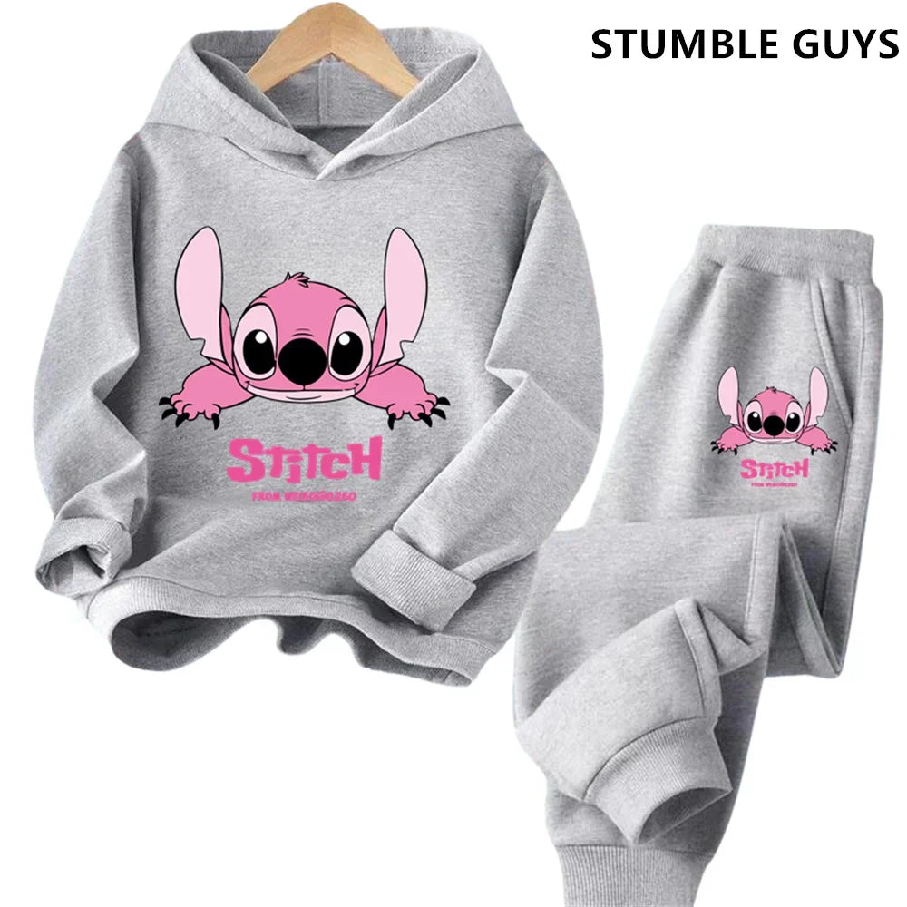 Pullover Anime Cartoons Casual Set