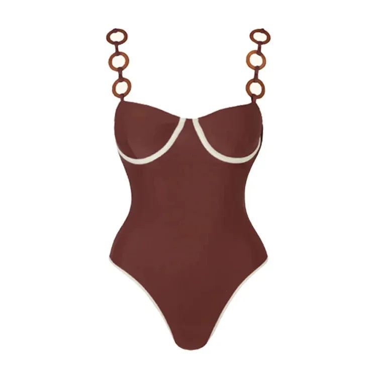 One Piece Swimwear with wrap