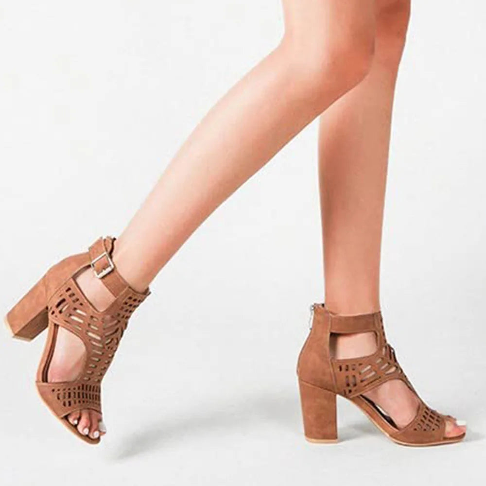 Chunky Heel Sandal