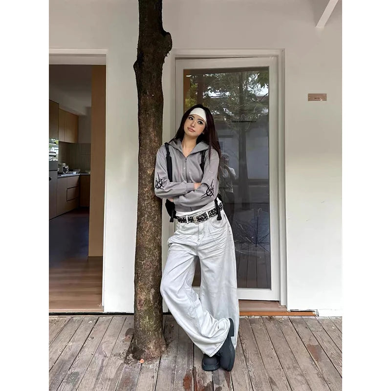 Grey Style Oversize Baggy Jean Pant