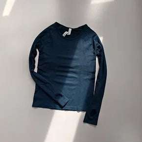 Yoga Round Neck Long Sleeves  Fitness Top