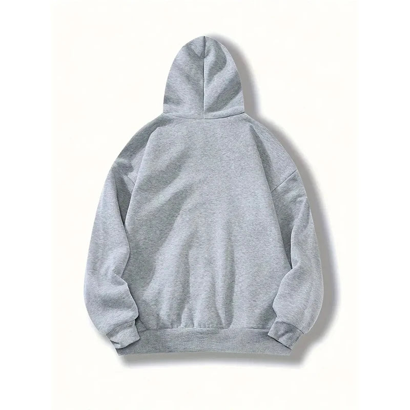 Vintage Car Retro Casual Graphic Print Hoodie
