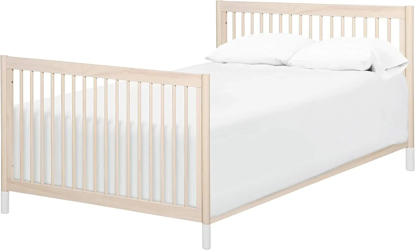 4-in-1 Convertible Crib with Toddler Bed Conversion