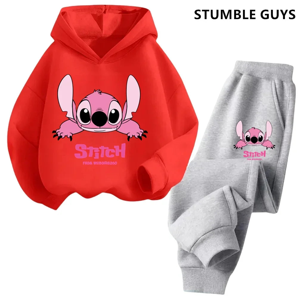 Pullover Anime Cartoons Casual Set