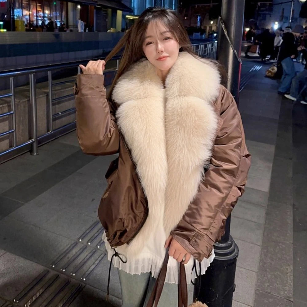 White Goose Down Coat