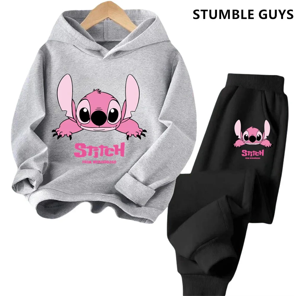 Pullover Anime Cartoons Casual Set