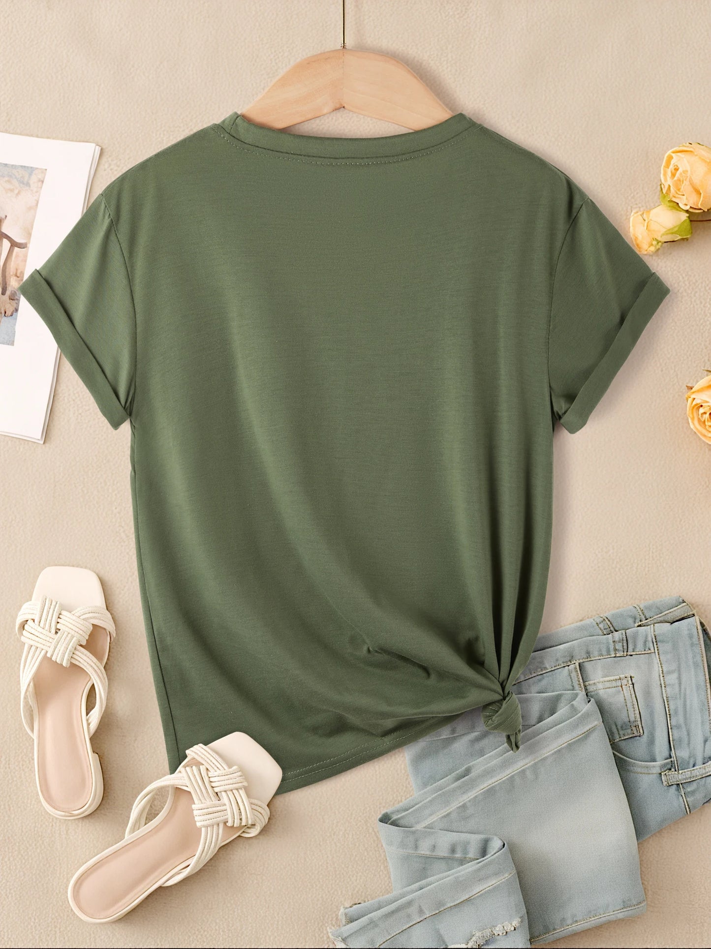 Women Printed Short Sleeve T-shirt