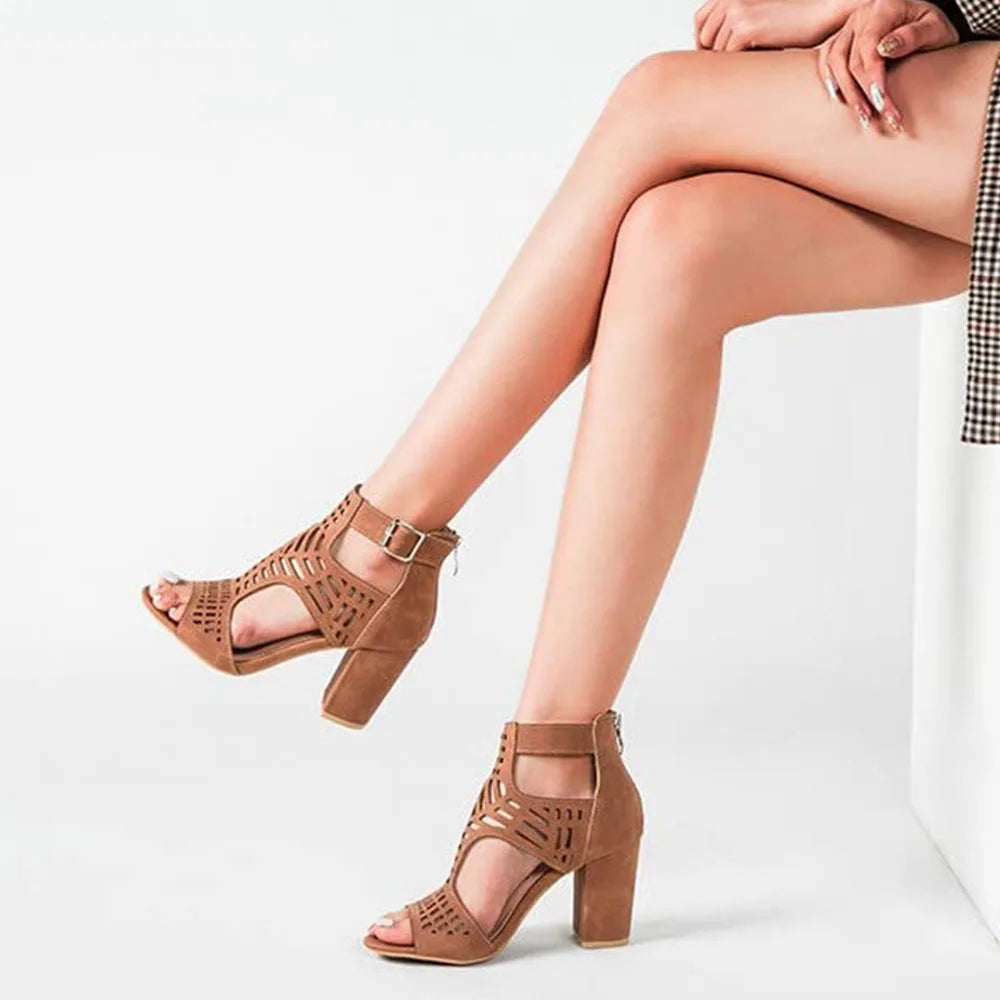Chunky Heel Sandal