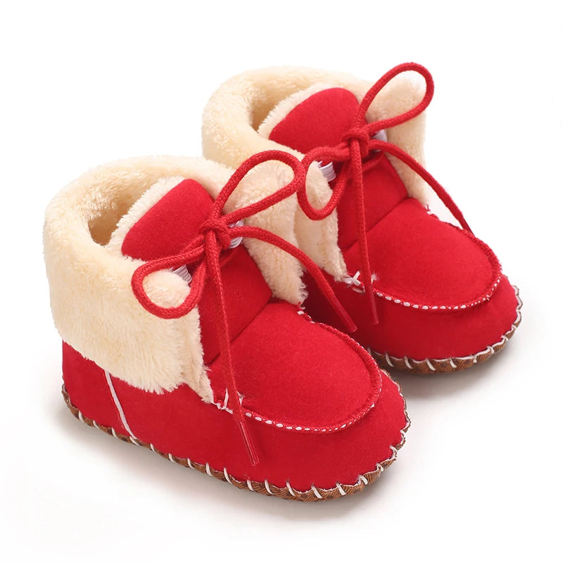 0-18M  Plush Ankle Boot
