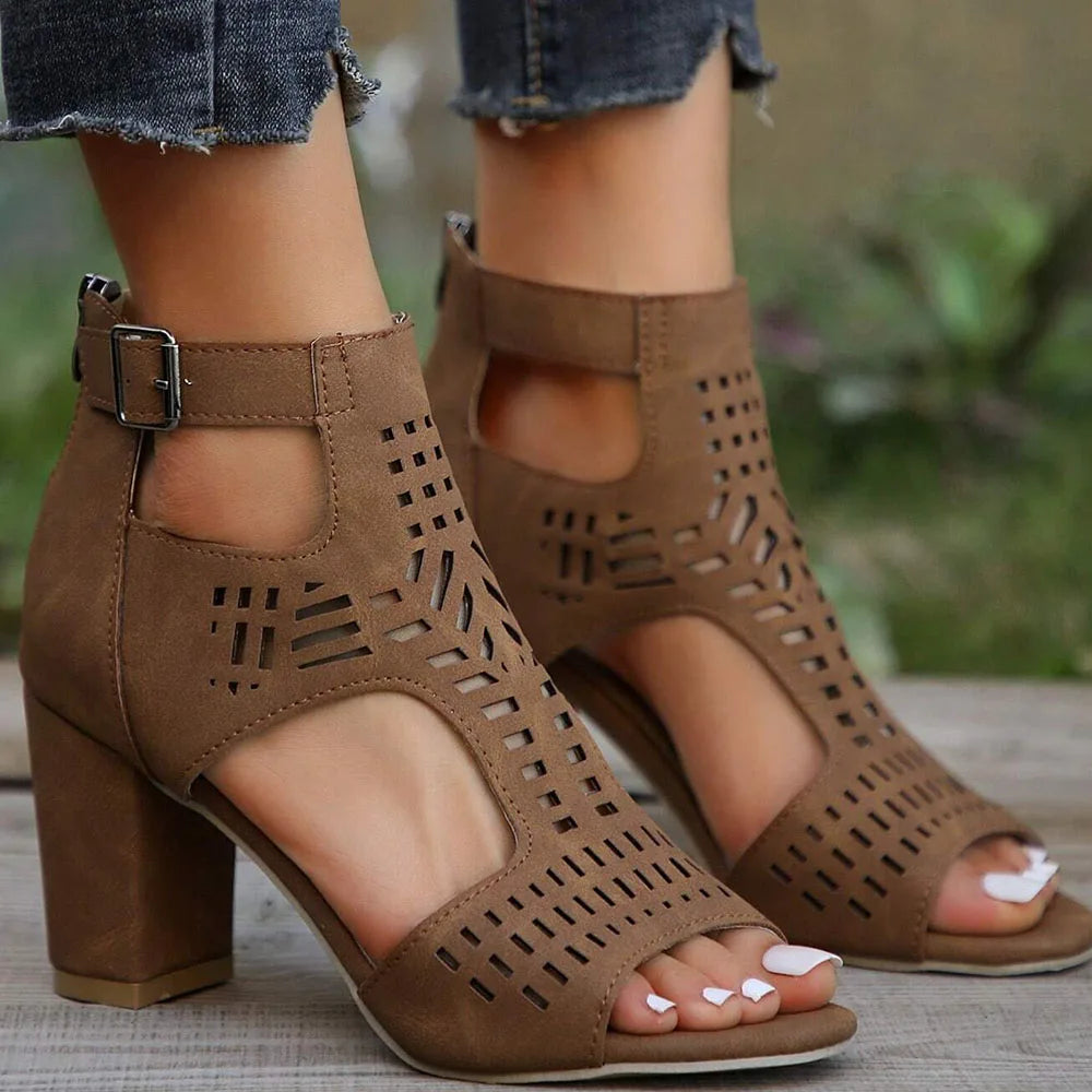 Chunky Heel Sandal