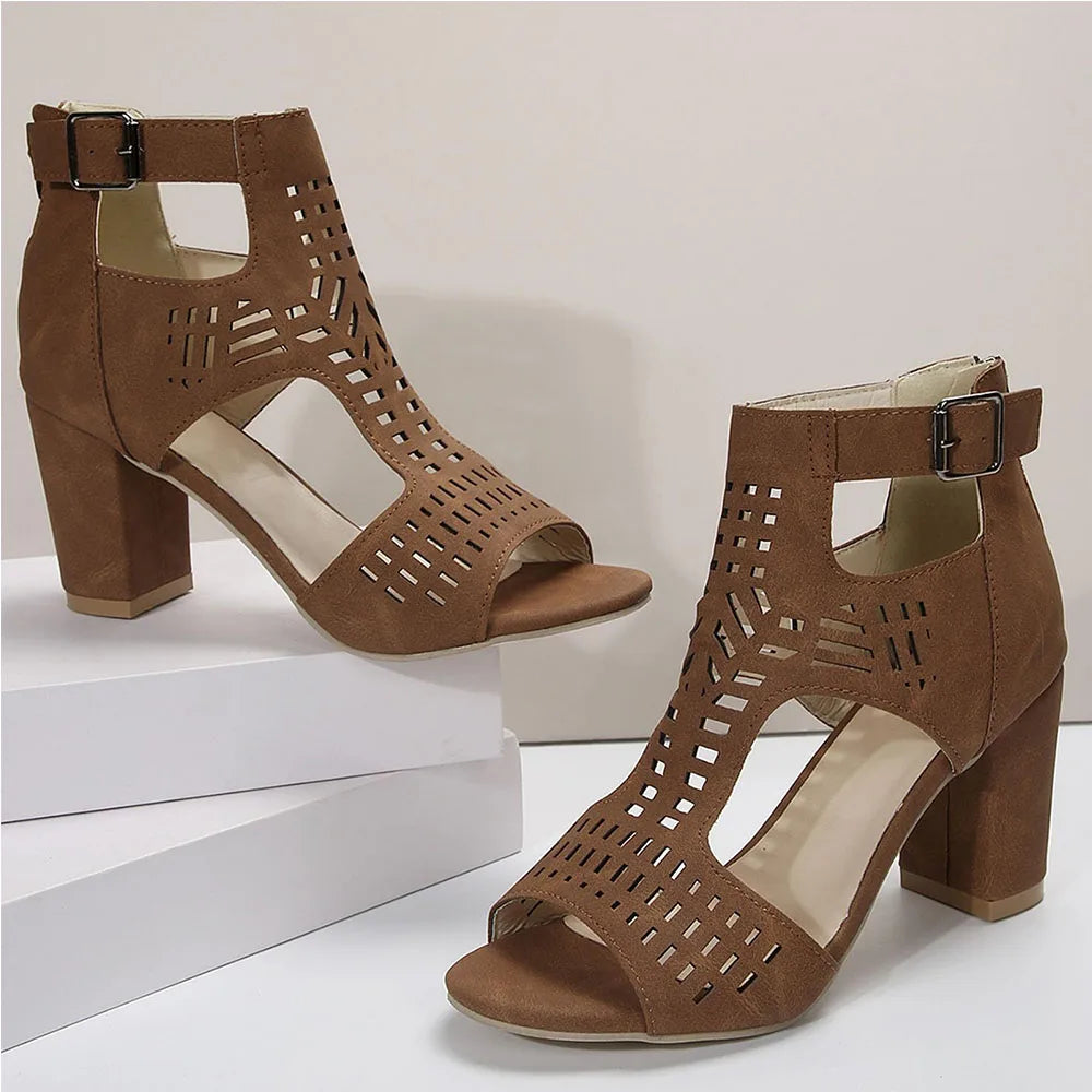Chunky Heel Sandal