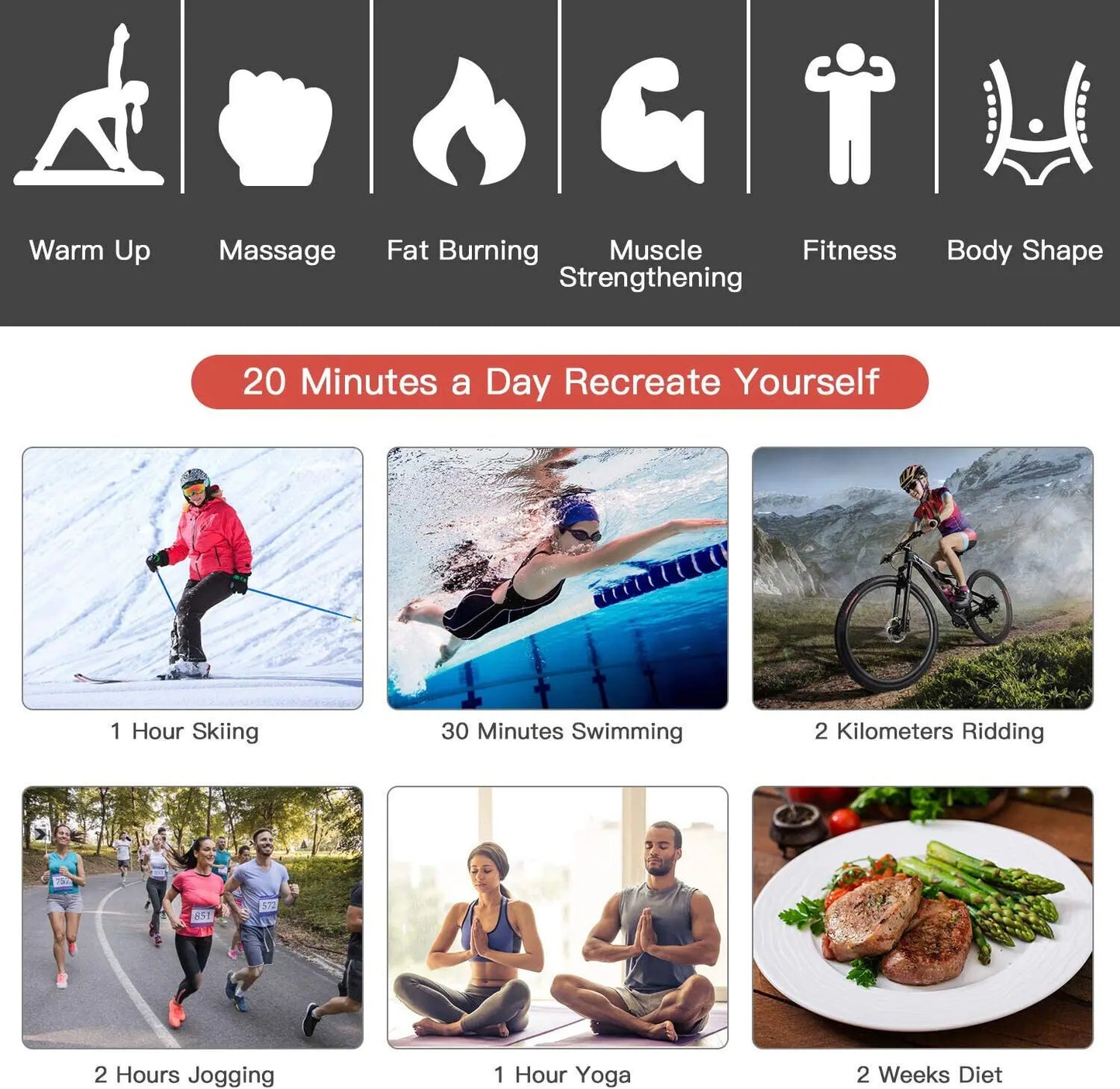 Wireless Muscle Stimulator For  Abdominal Training