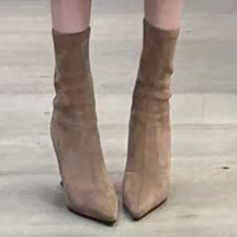 Solid Color Chelsea Boots