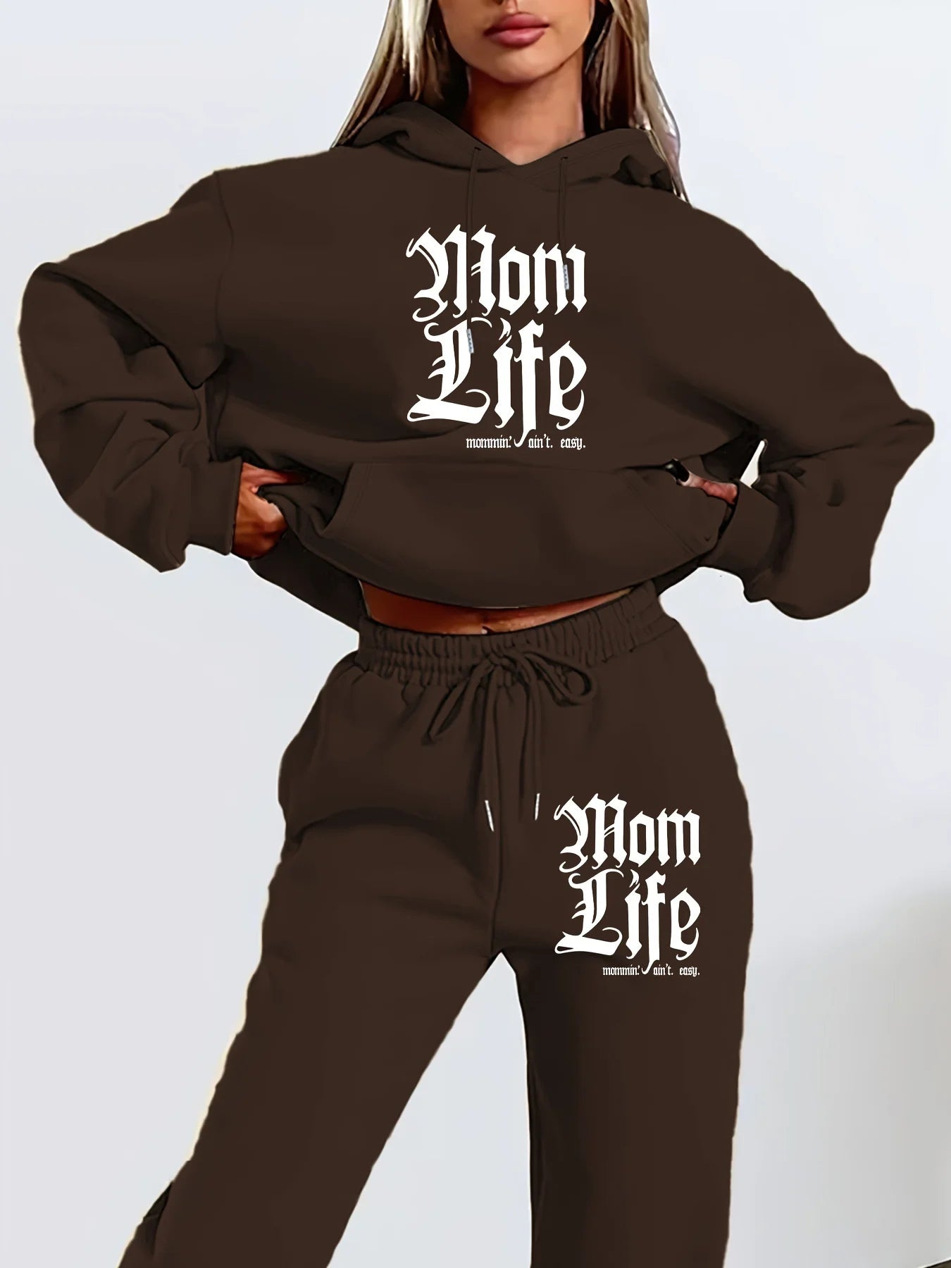 Hoodie Sweat Pants Set