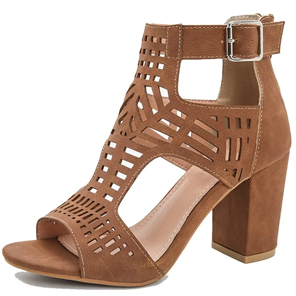 Chunky Heel Sandal