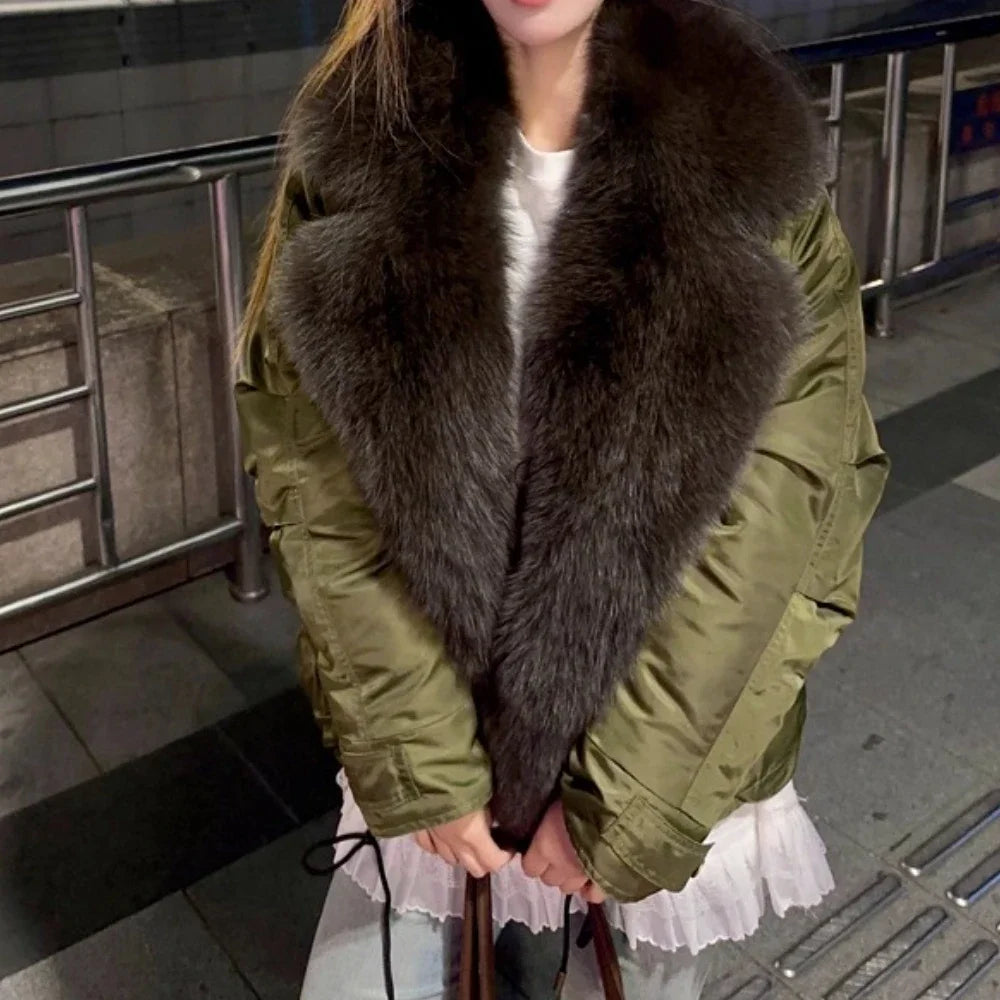 White Goose Down Coat