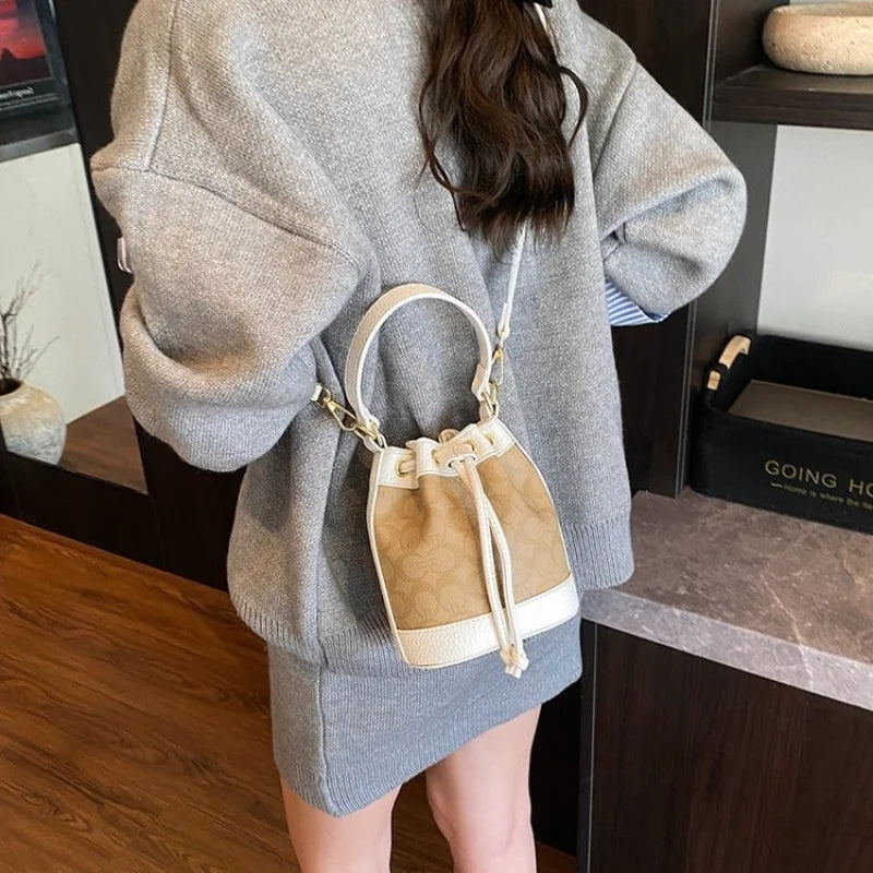 Designer Crossbody Vintage Soft Leather Tote Bag