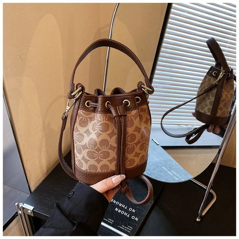 Designer Crossbody Vintage Soft Leather Tote Bag