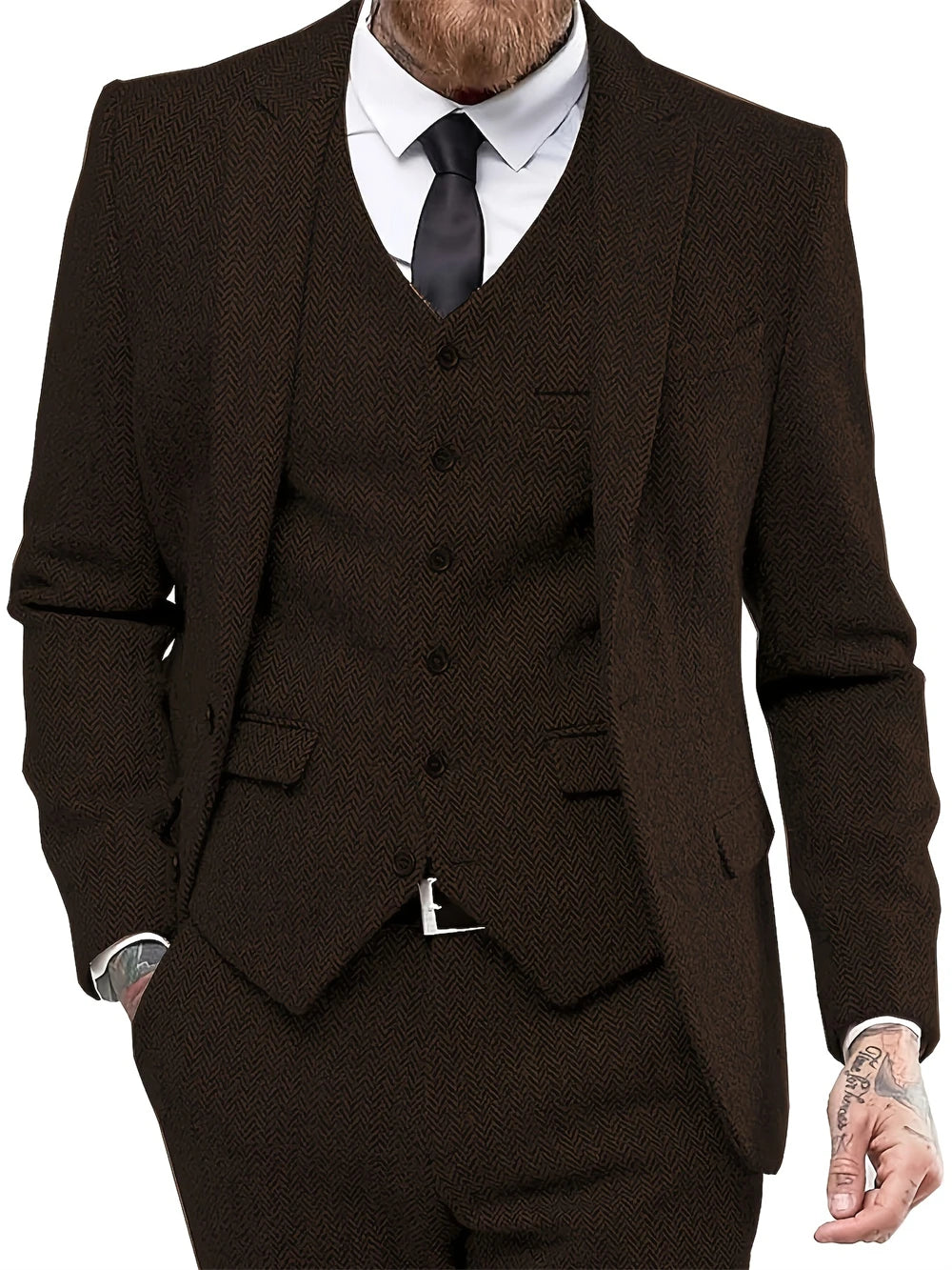 Men's Elegant Suit 3pcs