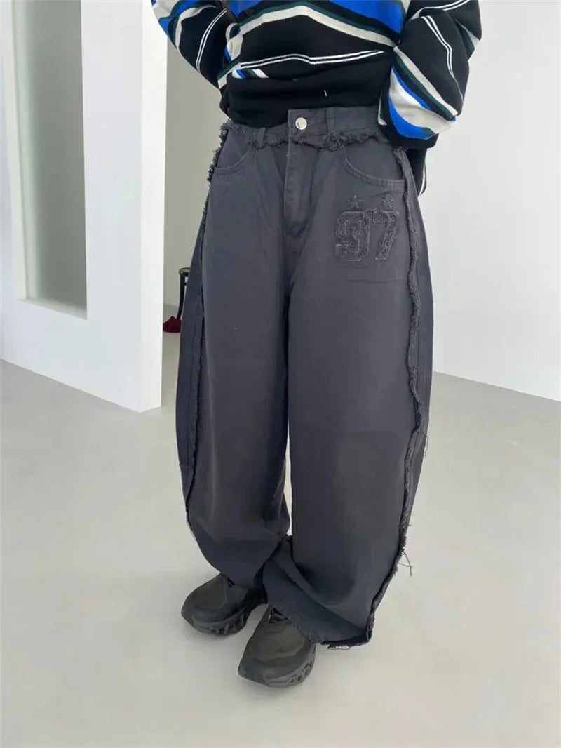 Casual Loose Oversized Wide Leg Jeans