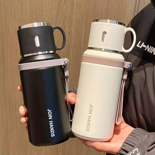 Stainless Steel Insulated Water Bottle with Cup