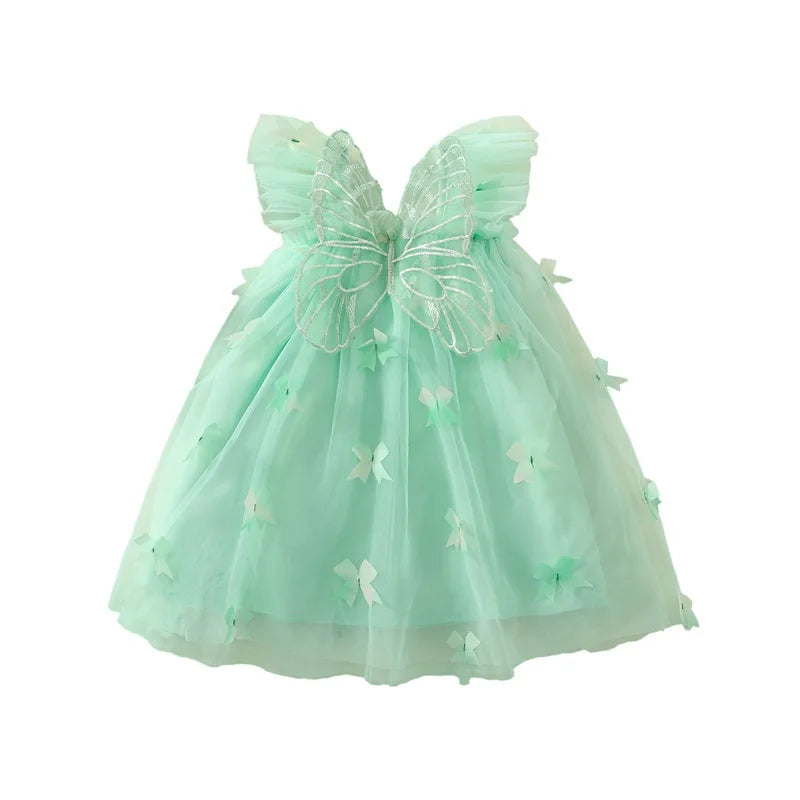 Sleeveless Square Neck Tulle Princess Dress
