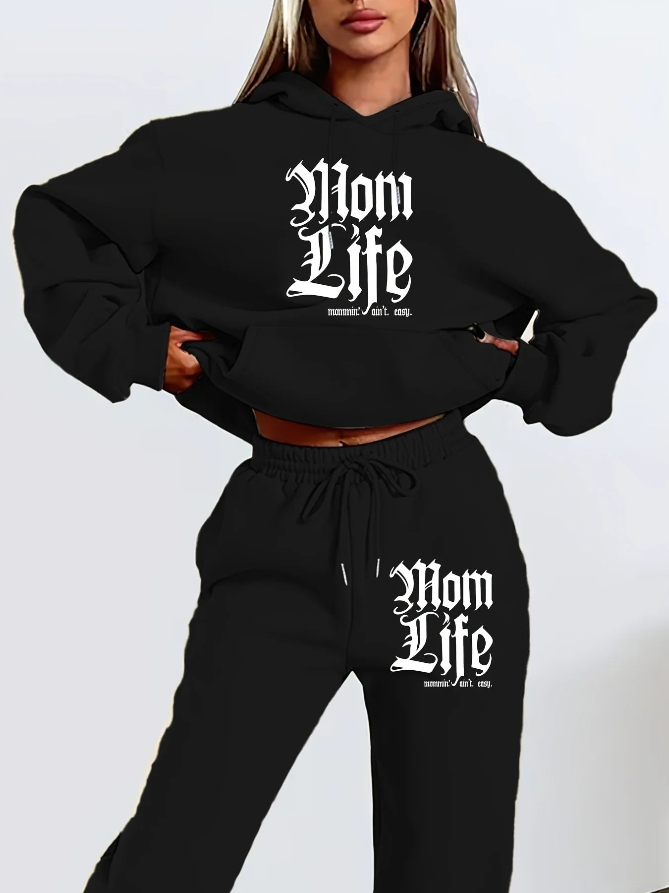 Hoodie Sweat Pants Set