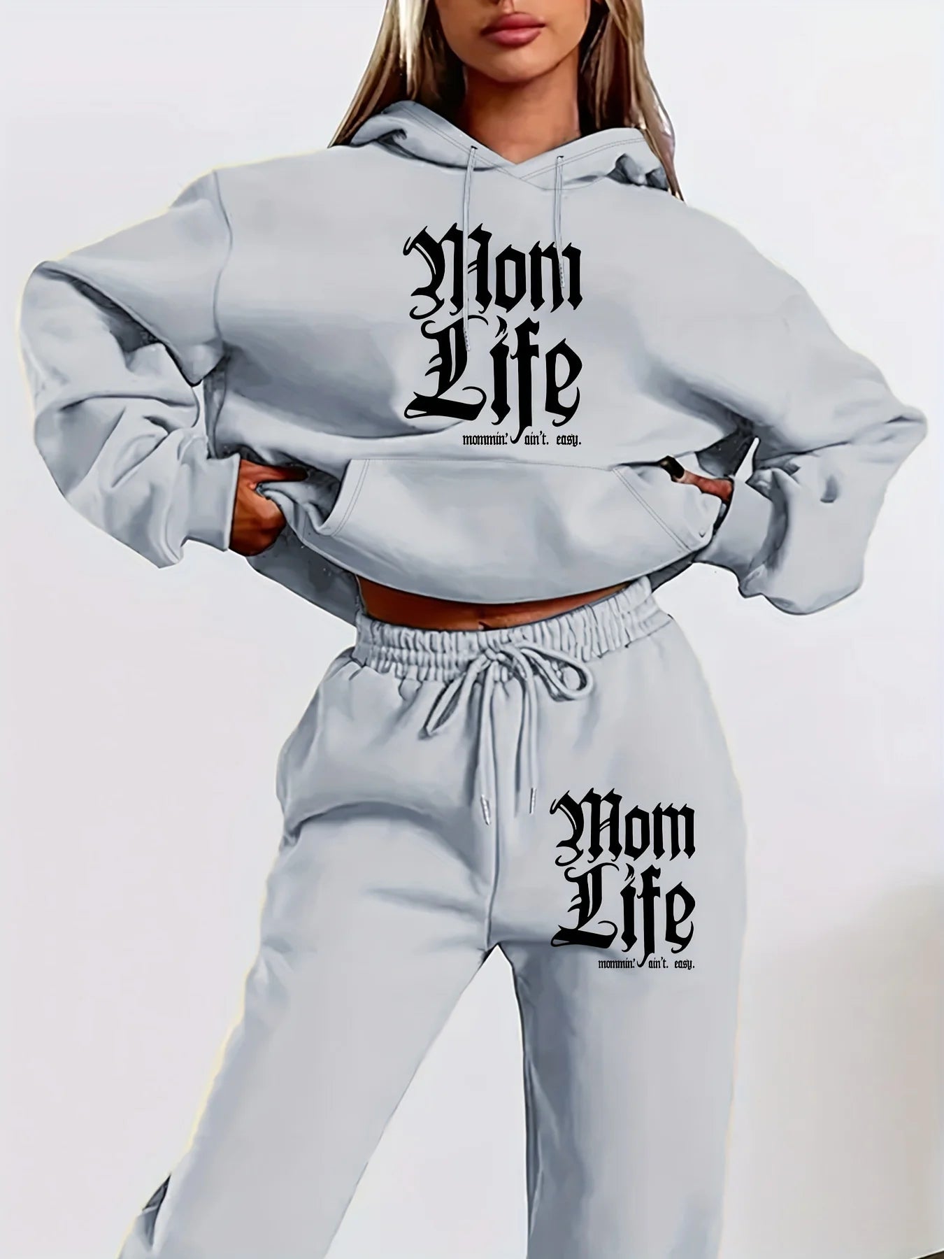 Hoodie Sweat Pants Set