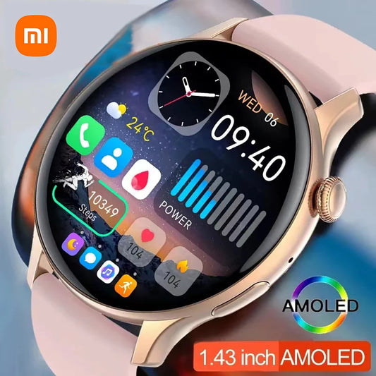 Bluetooth Call Smartwatch Always Display Time Heart Rate Sports Health Monitoring