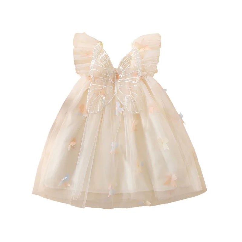 Sleeveless Square Neck Tulle Princess Dress