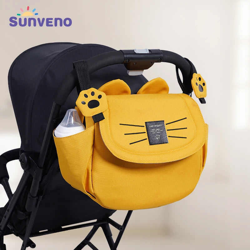 Cat Baby Stroller Bag Organizer