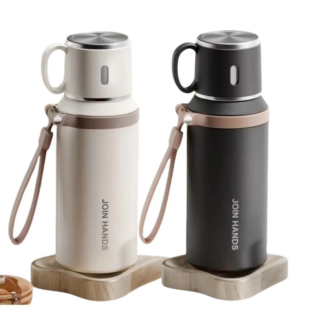 Stainless Steel Insulated Water Bottle with Cup