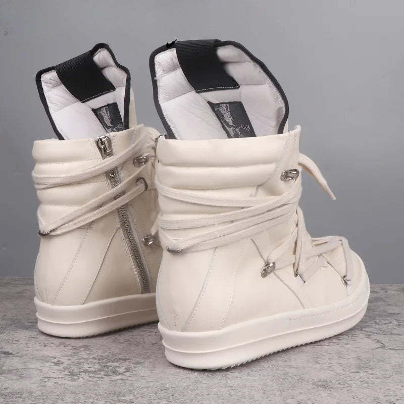 Men's Leather Pentagram Sneaker