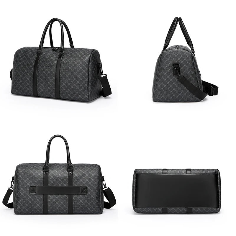 Men’s Black Travel Luggage Bag