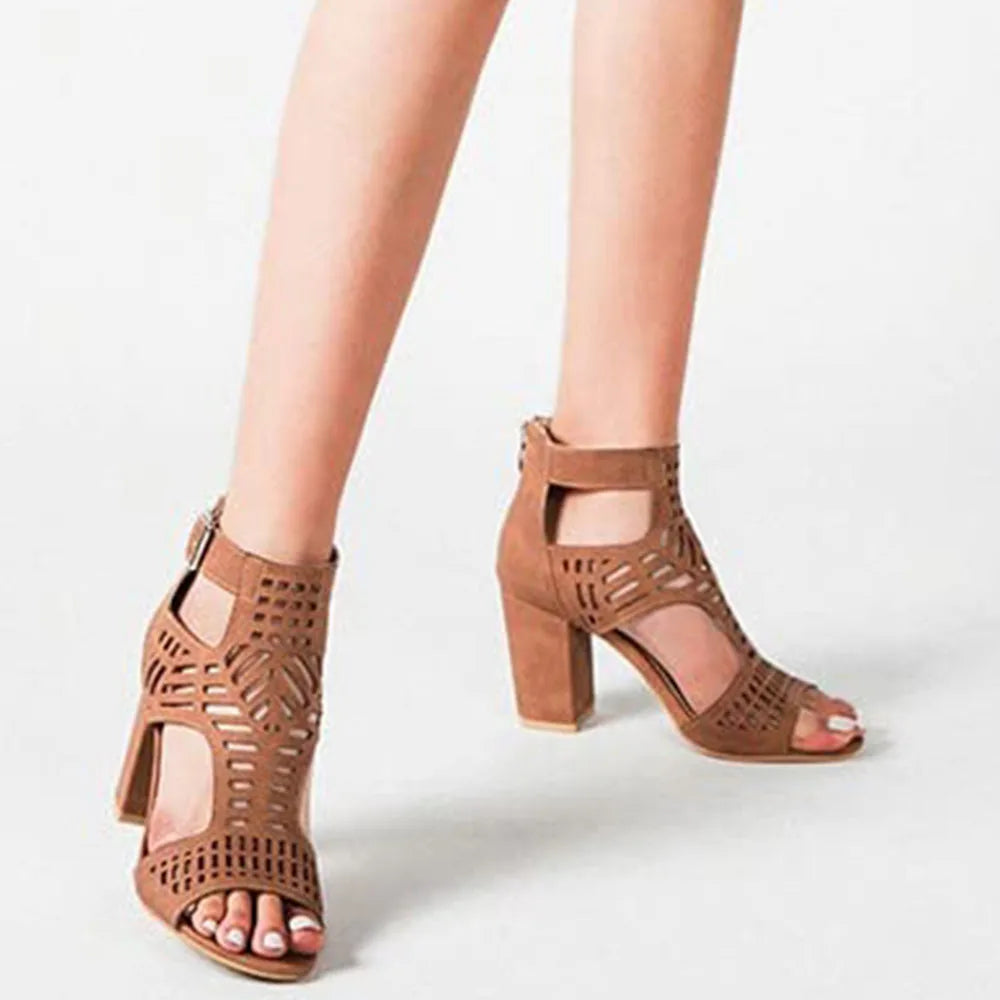 Chunky Heel Sandal