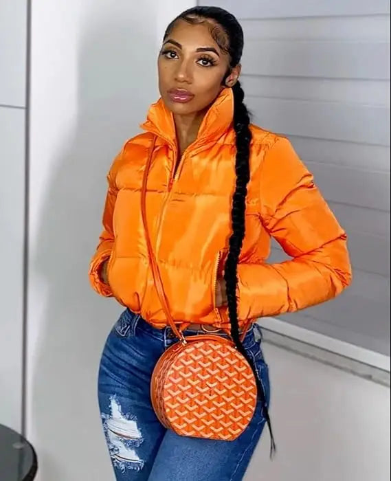 Cropped Puffer Jacket