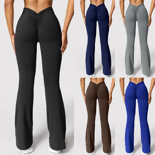 Women V-back High Waist Gym Pant
