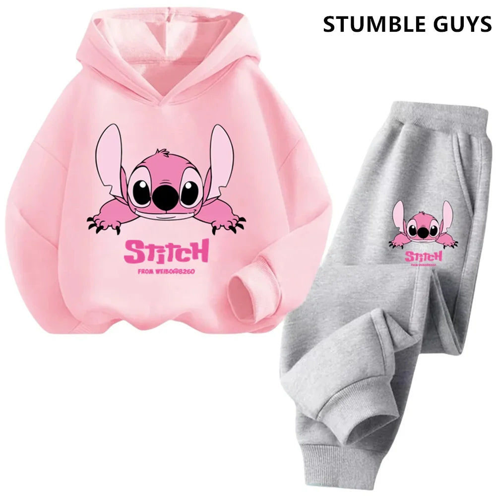 Pullover Anime Cartoons Casual Set