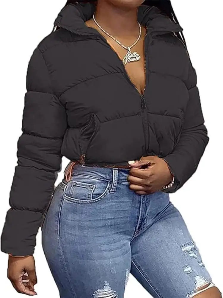 Cropped Puffer Jacket