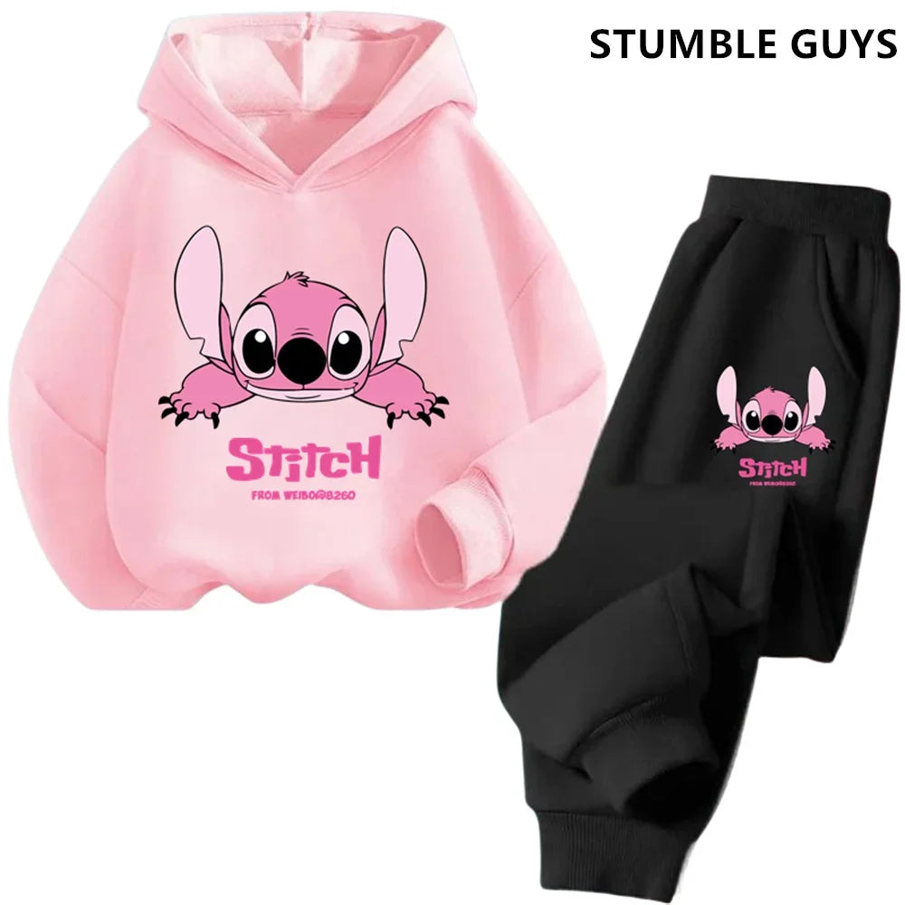 Pullover Anime Cartoons Casual Set