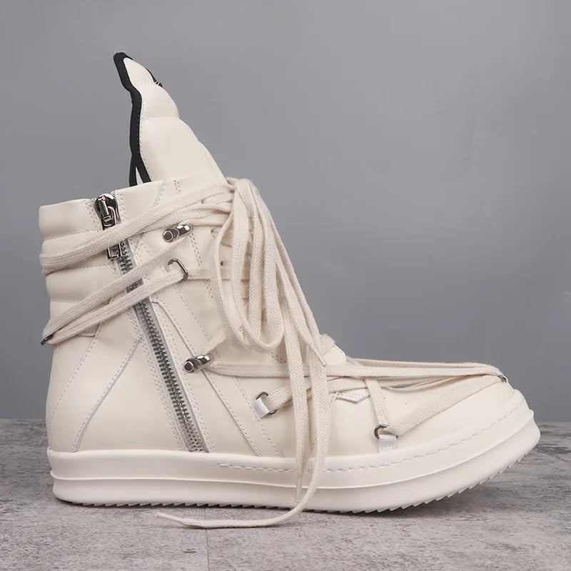 Men's Leather Pentagram Sneaker