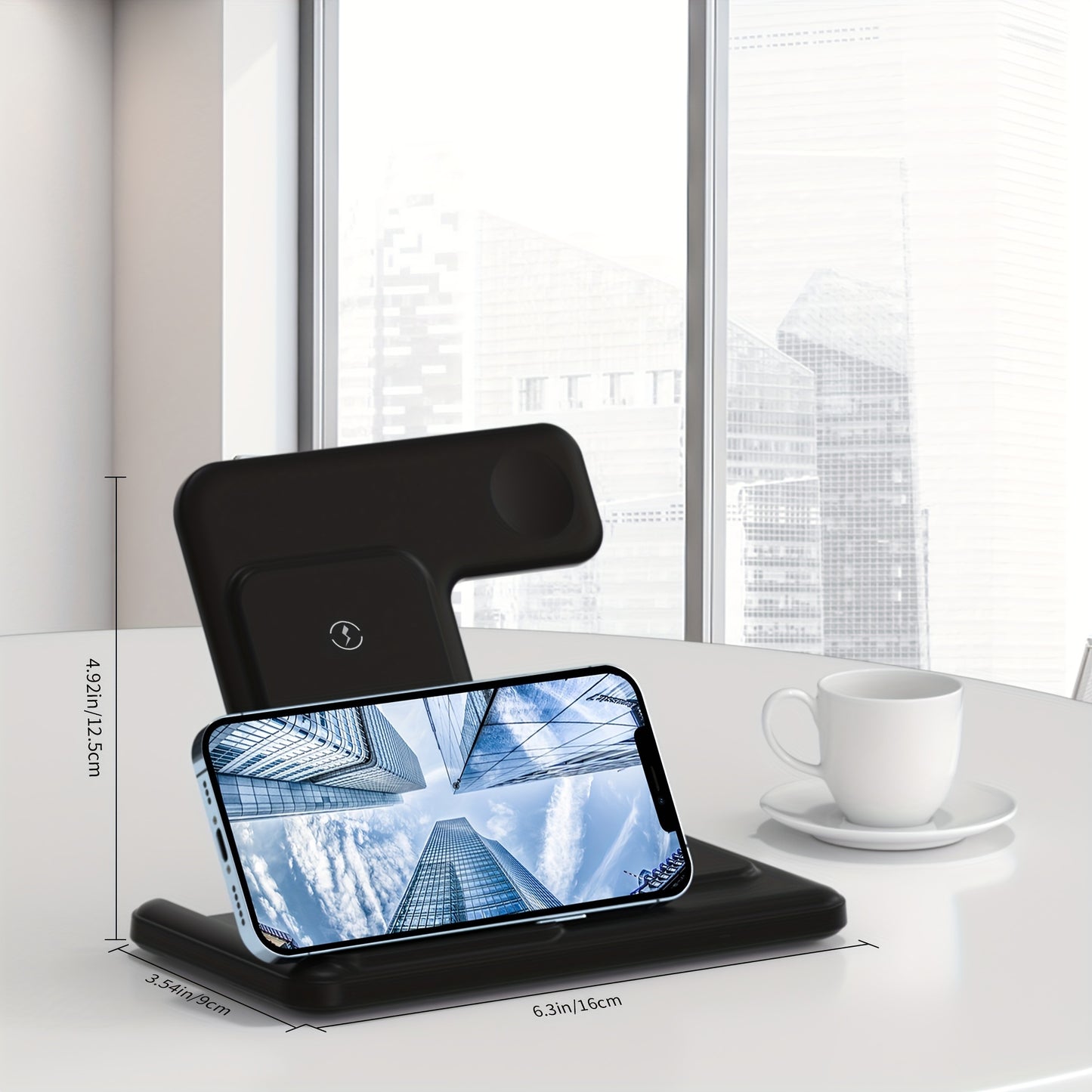 3 In 1 Foldable Wireless Charger, Fast Wireless Charging Station